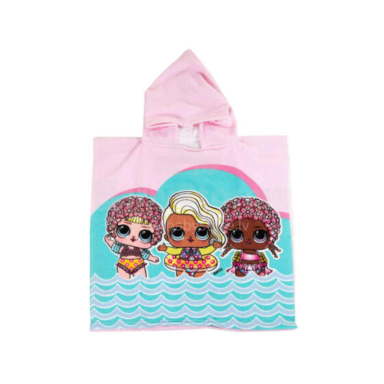Lol Surprise Waves Art.AYM070439 Beach towel poncho