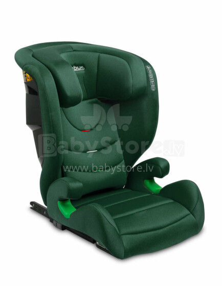 Caretero Nimbus I-Size Art.152759 Dark Green Vaikiška automobilinė kėdutė (100-150cm)