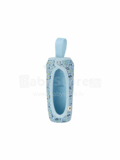 BIBS x Liberty Baby Bottle Sleeve Large Art.152789 Chamomile Lawn Baby Blue - Buteliuko dangtelis 225 ml