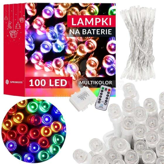 Christmas light garland, multicolored CL4036