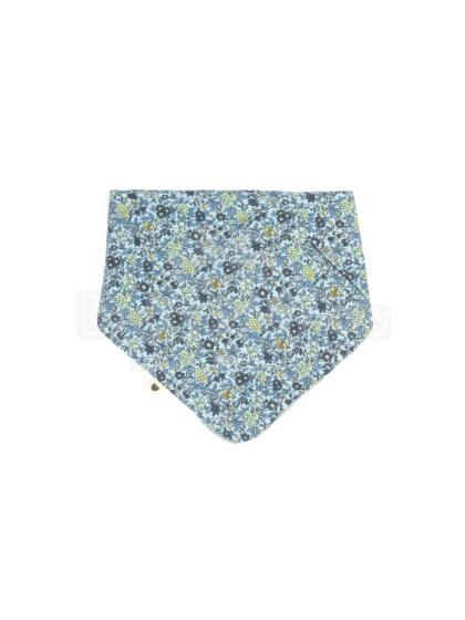 BIBS x Liberty Bandana Bib Art.152811 Camomile Lawn Baby Blue - Bērnu lacīte /priekšautiņš /auduma lakatiņš