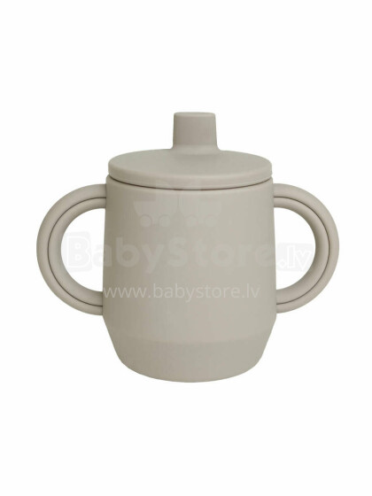 Atelier Keen Silicone Sippy Cup Art.152828 Greige - Silikoonist mittevalguv tass