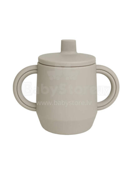 Atelier Keen Silicone Sippy Cup Art.152828 Greige - Силиконовая чашка-непроливайка