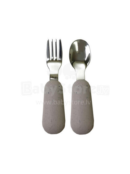 Atelier Keen Toddler Cutlery Art.152835 Griege - Dakšiņu un karotes komplekts