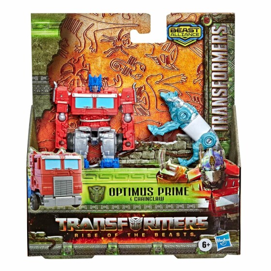 TRANSFORMERS Восхождение Звероботов Игровой набор Вепонайзер Optimus Prime 12,7 cm