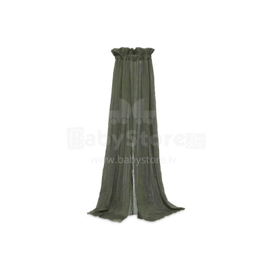 Jollein Veil Vintage Art.002-001-00157 Leaf Green -  Baldahīns bērnu gultiņai (155 cm)