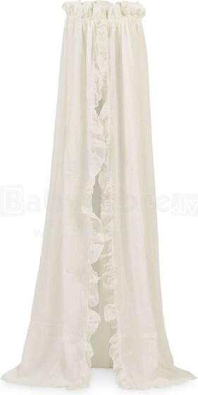 Jollein Veil Vintage Art.002-001-66041 Ruffle Ivory -  Baldahīns bērnu gultiņai (155 cm)
