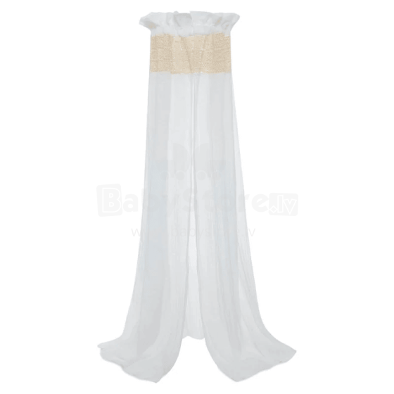Jollein Veil Vintage Art.002-001-67030 Boho Lace Ivory - baldakimas lovelei (155 cm)