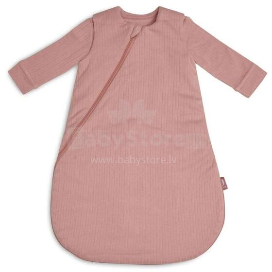 Jollein Newborn Art.015-410-66034 Basic Stripe Rosewood - kokvilnas guļammaisiņš ar rokām 60cm