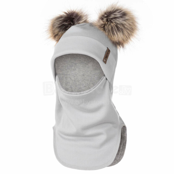 Lenne'23 Kiki Art.23592/370 Тёплая зимняя шапочка-шлем для малышей из мерино шерсти