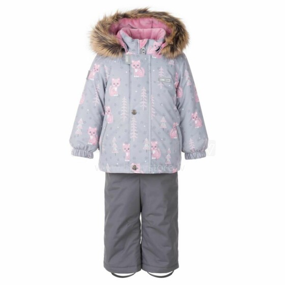 Lenne'23 Forest Art.23315/3700  Šiltas kūdikio žiemos šiluminis kostiumas Striukė ir kelnės