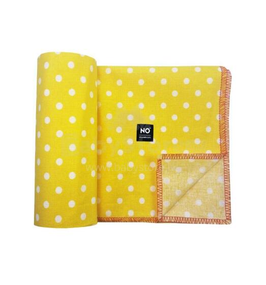 La Bebe™ Cotton Art.153193 Yellow Хлопковая подстилка с клеенкой 75x75см