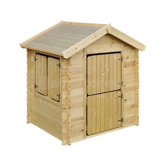 Timbela Wooden Playhouse  Art.M516-1 koka rotaļu mājiņa