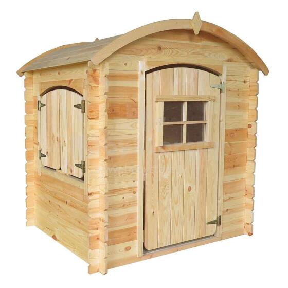 Timbela Wooden Playhouse  Art.M505 koka rotaļu mājiņa