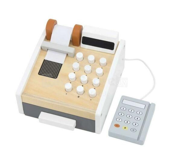 Label Label Cash Register Art. TR-303005  Деревянный кассовый аппарат