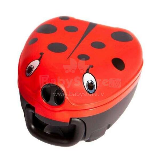 My Carry Potty 2 Ladybug Art.MCP-LB    Детский дорожный герметичный горшок с ручкой
