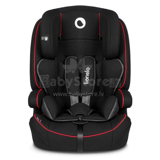 Lionelo Nico  Art.153336 Black/Red  Autosēdeklītis 9-36 kg, Grupa 2/3
