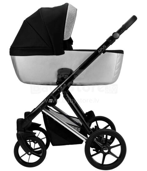 Dada Prams Apus Chic Art.153427 Silver  Bērnu universālie ratiņi (rati) 2 vienā