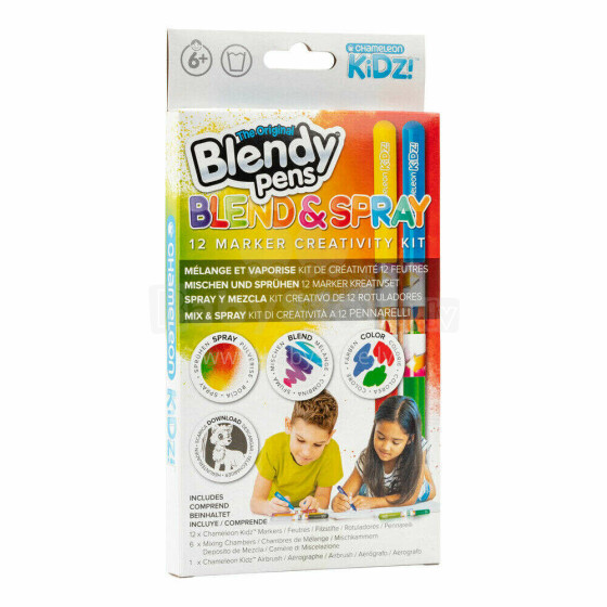BLENDY PENS Tussisetti Blend and Spray, 12 kpl
