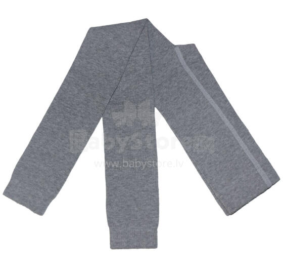 Weri Spezials Monochrome Children's Leggings Monochrome Heather Gray ART.WERI-2764 High quality children's cotton leggings in various stylish colors