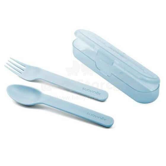 Suavinex Learn Cutlery Art.257305 Столовые приборы- ложка, вилка