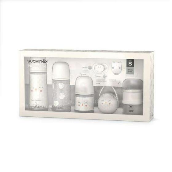Suavinex Baby Set Art.268935 Bonhomia Grey Dāvanu komplekts zīdaiņiem kopš dzimšanas