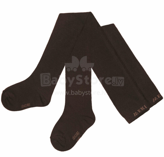 Weri Spezials Monochrome Children's Tights Monochrome Chocolate ART.WERI-1349 High quality children's cotton tights available in various stylish colors