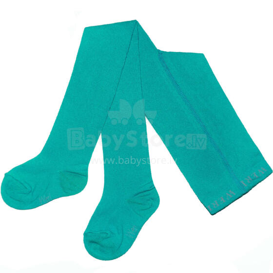 Weri Spezials Vienkrāsainie Bērnu Zeķubikses Monochrome Sea Green ART.WERI-7747 Augstas kvalitātes bērnu kokvilnas Zeķubikses dažadas stilīgas krāsas
