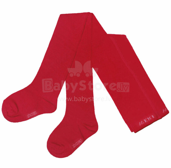 Weri Spezials Monochrome Children's Tights Monochrome Ruby ART.WERI-3425 High quality children's cotton tights available in various stylish colors