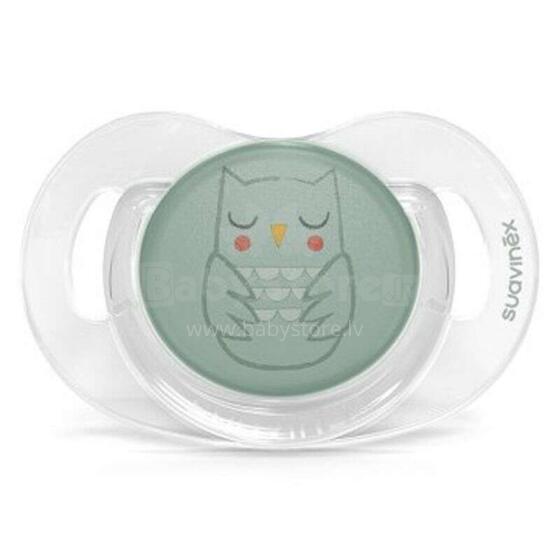 Suavinex Soother Art.268909 Bonhomia Green Анатомическая силиконовая пустышка 0-6 мес.