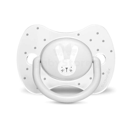 Suavinex Soother Rabbit Art.253608 Anatomiskas formas silikona knupītis 18+ mēn.