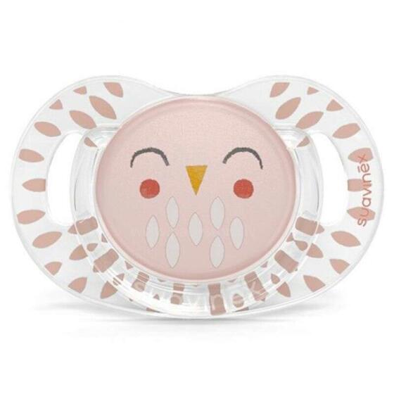 Suavinex Soother Art.268914 Bonhomia Pink Anatomiskas formas silikona knupītis 18+ mēn.