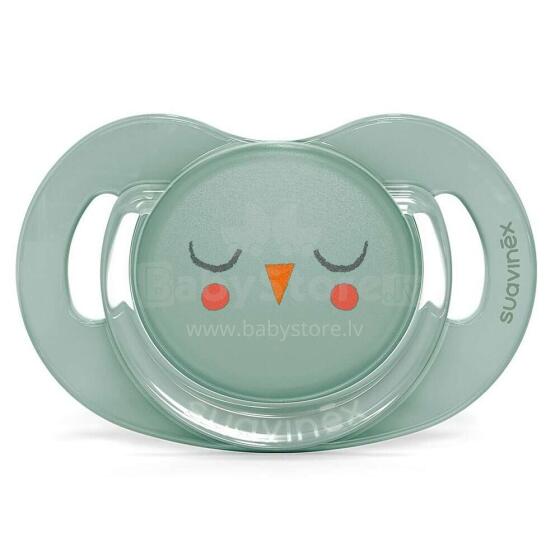 Suavinex Soother Art.268912 Bonhomia Green Anatomiskas formas silikona knupītis 6-18 mēn.