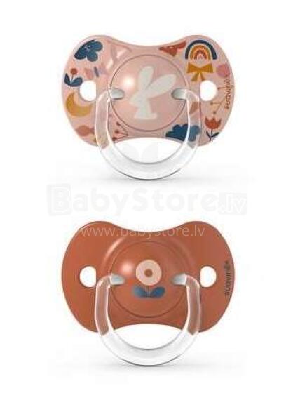 Suavinex Soother Art.253572 Forest Anatomiskas formas silikona knupītis 18+