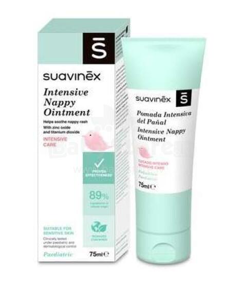 Suavinex Intensive Nappy Cream Art.257288 bērnu ziede zem autiņbiksītēm,75ml