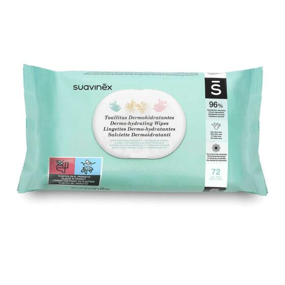 Suavinex Dermo Wipes Art.263283 Влажные салфетки 72 шт.