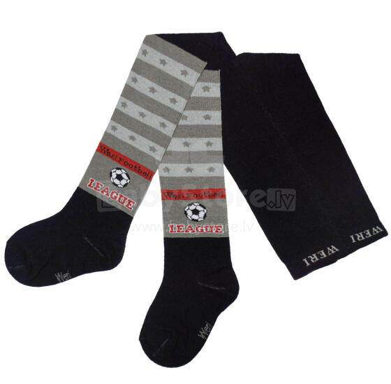 Weri Spezials Bērnu Zeķubikses Football League Black and Olive ART.SW-1667 Augstas kvalitātes bērnu kokvilnas Zeķubikses zēniem