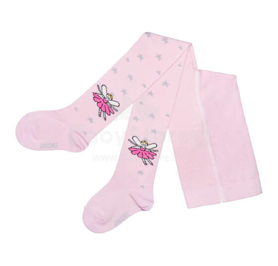 Weri Spezials Детские колготки Star Fairy Rose ART.WERI-6016 Высококачественные детские хлопковые колготки для девочек с милым дизайном