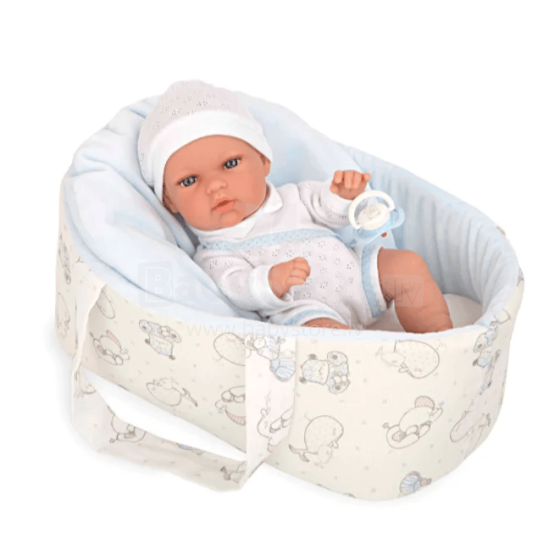 Arias Baby Doll Art.AR50733 Blue Кукла-пупс в люльке
