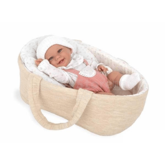 Arias Baby Doll Art.AR50740 Кукла-пупс в люльке