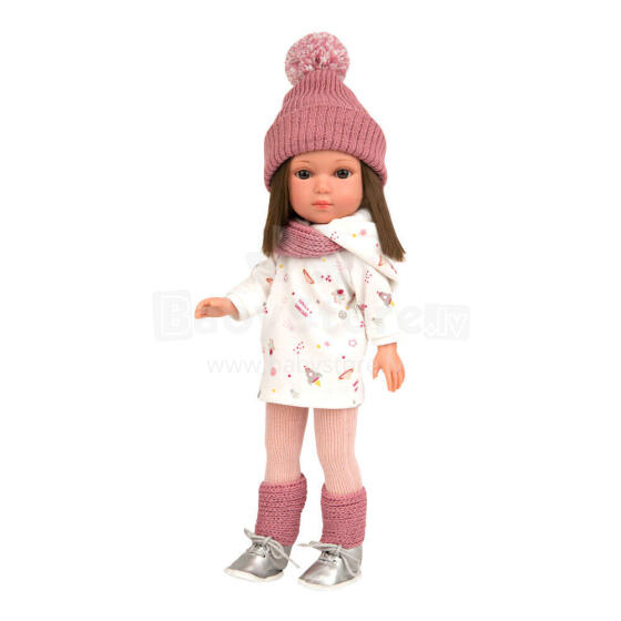 Arias Doll Art.AR60655 Сarlota Sport Moderna lelle ar zīda matiem,36cm