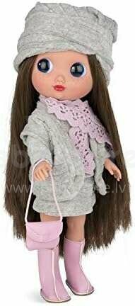 „Arias Doll Dunya“ art. AR60296 Šiuolaikinė lėlė su šilko plaukais, 38 cm