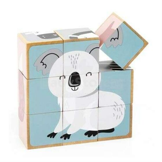 PolarB Wooden  Cube Art.255619  Детские деревянные кубики