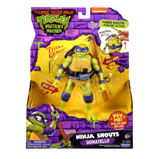 TMNT Ninja Shouts Donatello Art.83352 Figūra