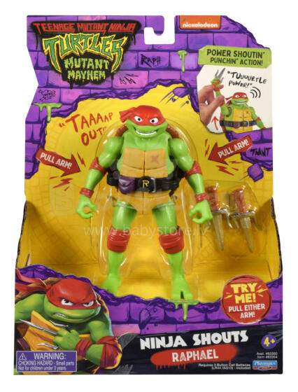TMNT Ninja Shouts Raphael Art.83354 Figūra