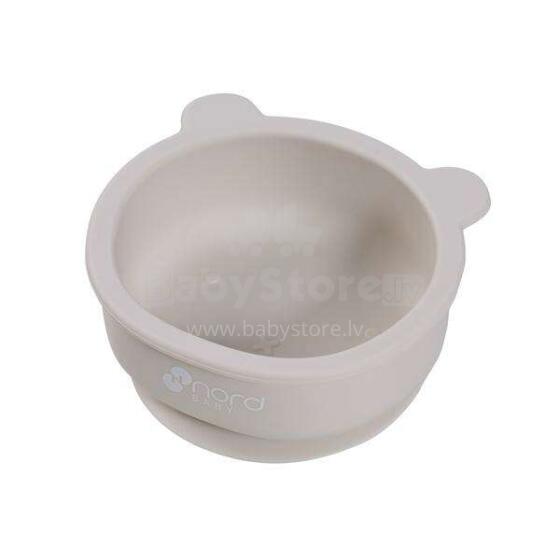 Nordbaby Silicone Mini Bowl Art.265781 Beige Silikona trauks