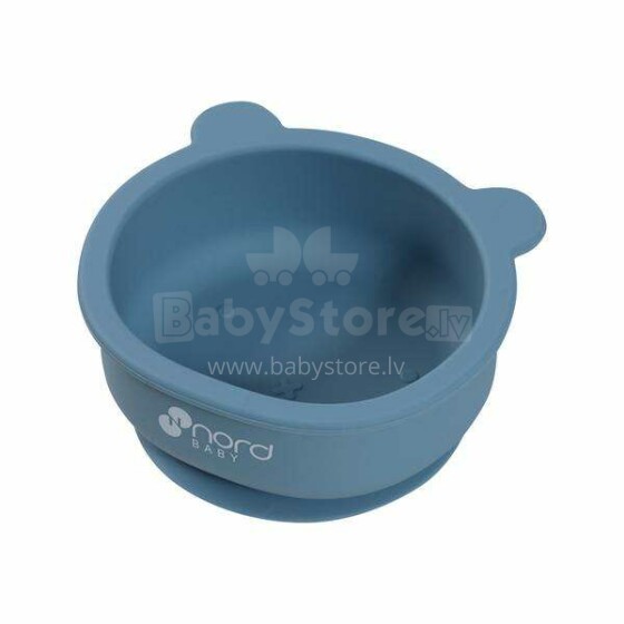 Nordbaby Silicone Mini Bowl Art.265780 Blue  Глубокая тарелочка на присоске