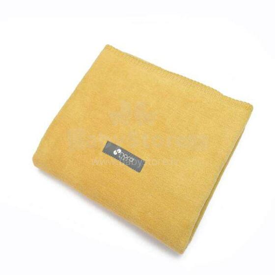 NordBaby  Blanket Art.258478 Mustard   Dabīgas plediņš bērniem no bambusa, 75x100cm