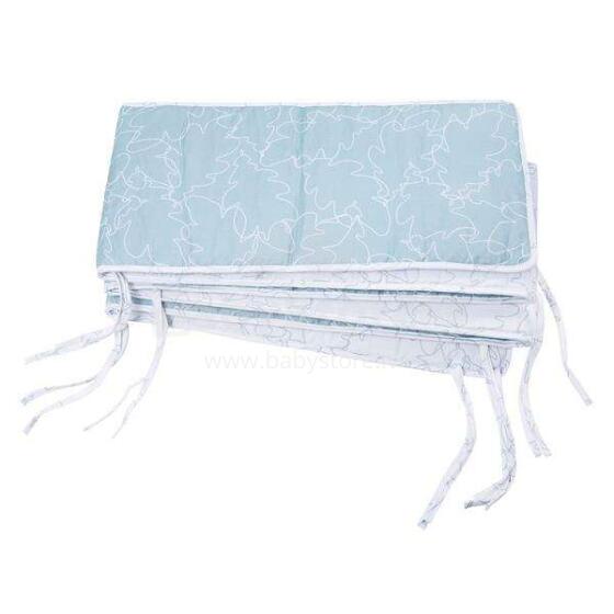 NordBaby Cot Bumper Frozen Leaves Art.255554 Green