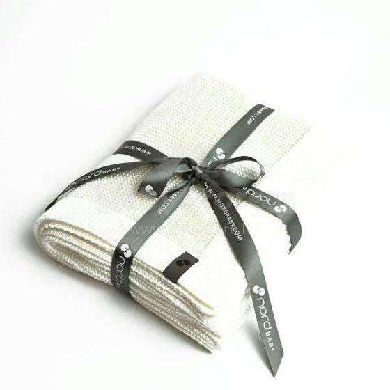 NordBaby Bamboo Blanket Art.258812 White Dabīgas plediņš bērniem no bambusa, 80x100cm